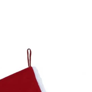 Christmas Stocking Hanging - مجموعة جوارب عيد الميلاد من البوليستر،