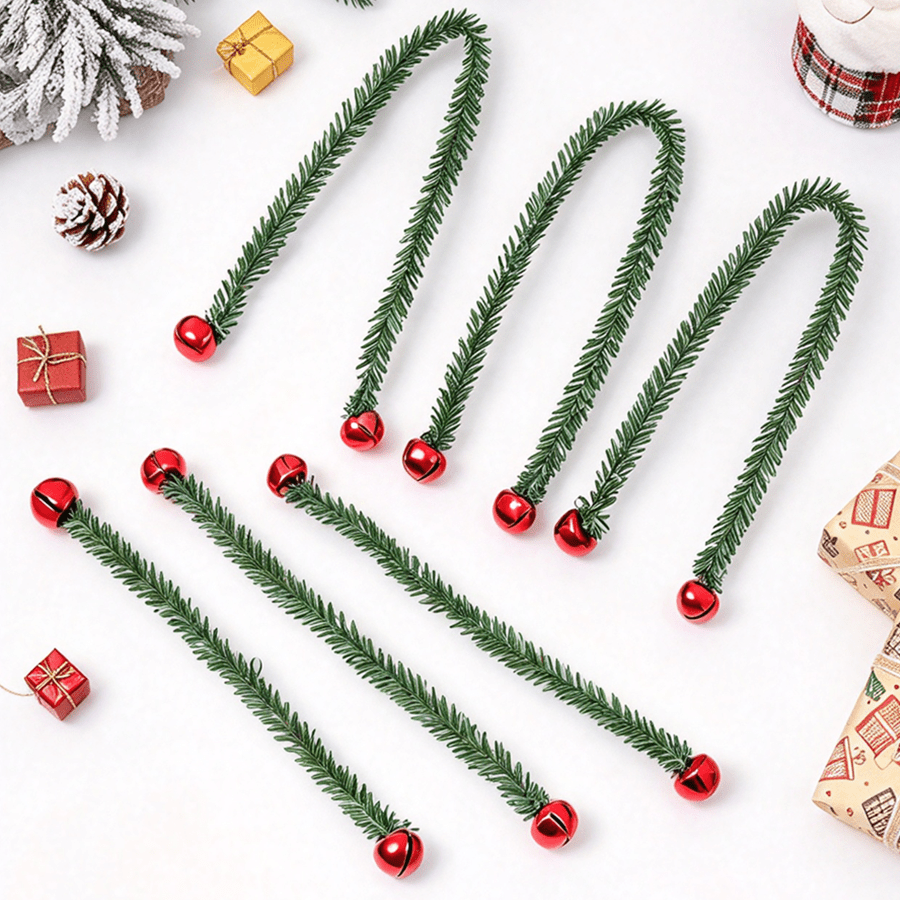 8/16 قطعة من أجراس الزينة الخض - مراجعة Tinsel Garland Decoration وسعره