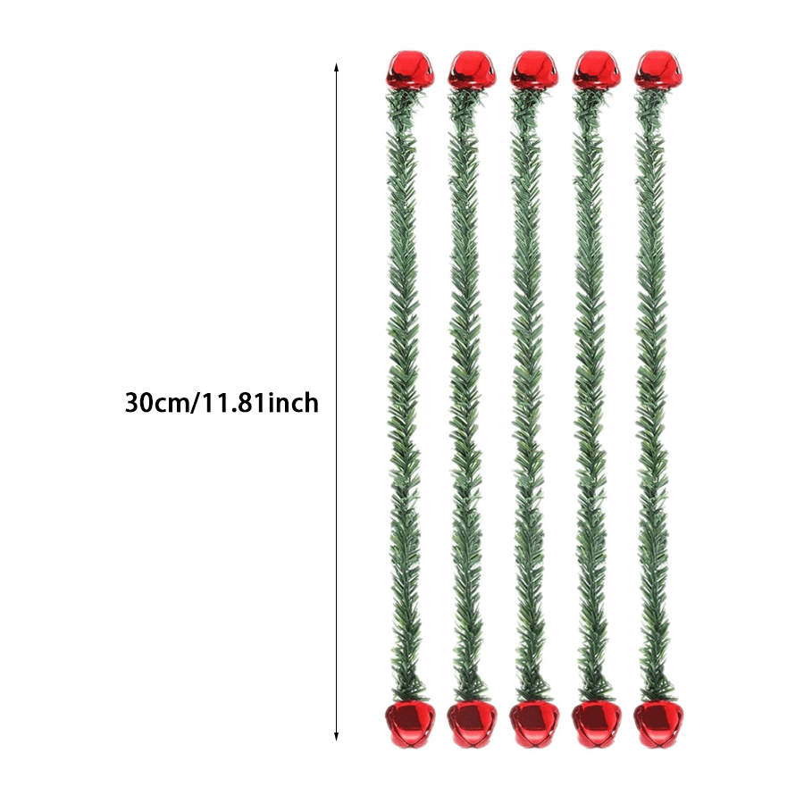 8/16 قطعة من أجراس الزينة الخض - مراجعة Tinsel Garland Decoration وسعره