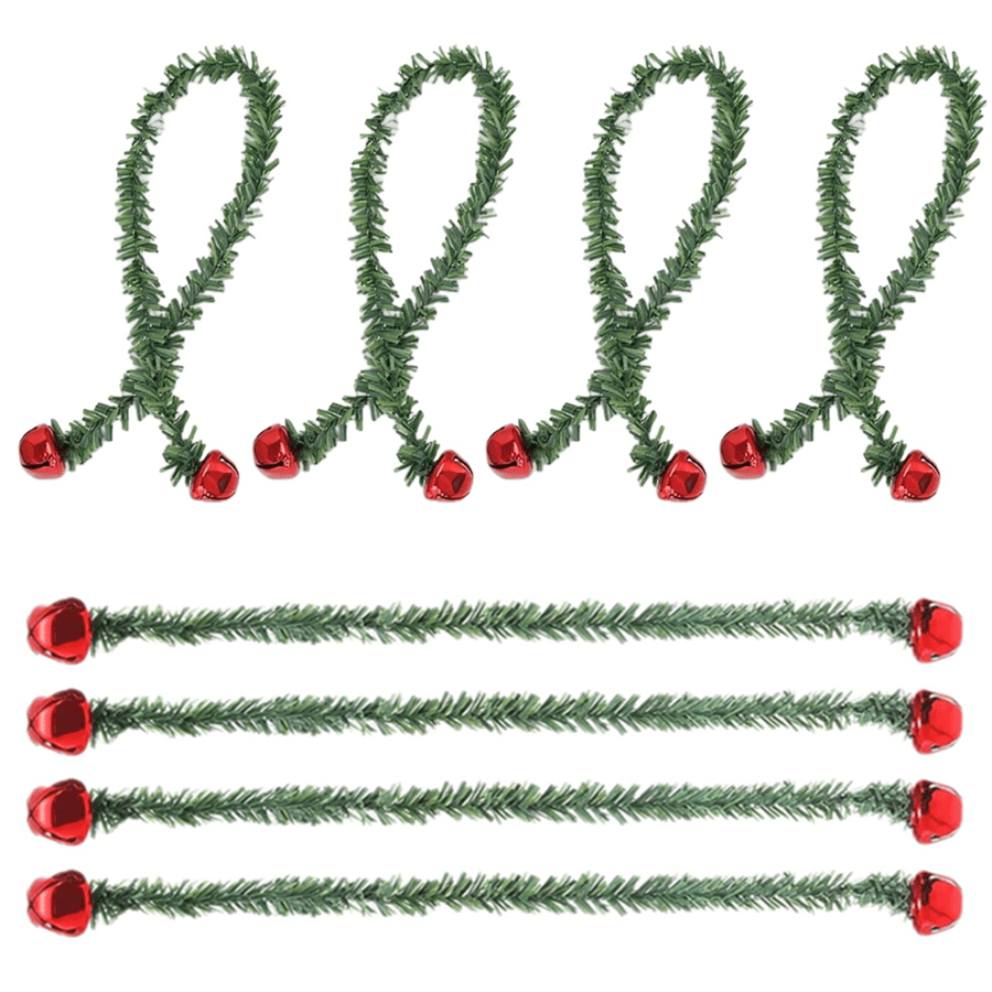 8/16 قطعة من أجراس الزينة الخض - مراجعة Tinsel Garland Decoration وسعره