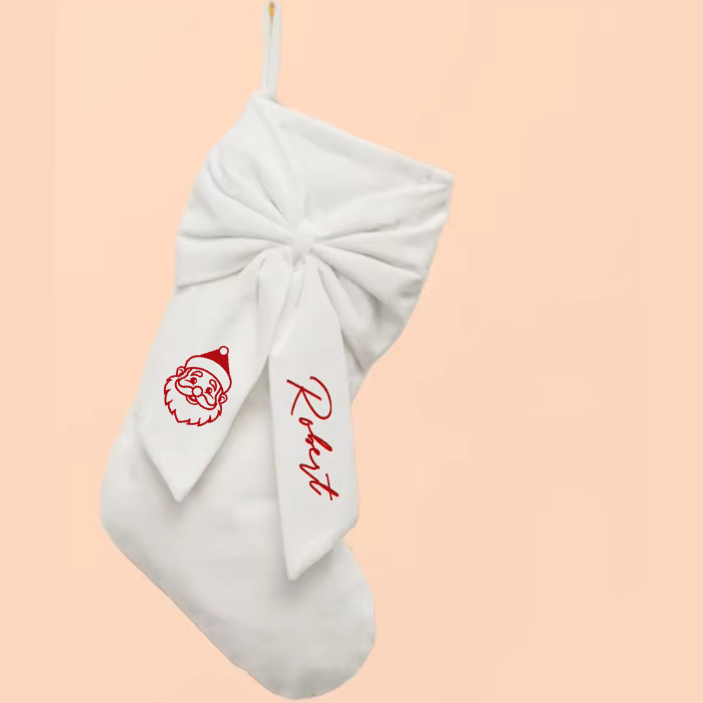 جوارب عيد الميلاد المخملية الم - مراجعة Christmas Stocking Hanging وسعره